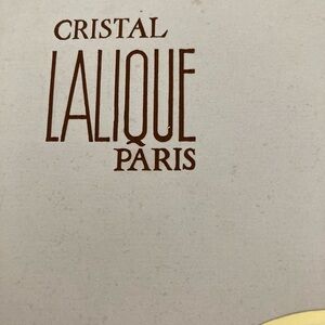 Never out of box vintage Lalique crystal Pinson bird